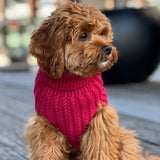 Blended Knit Jumper - Raspberry