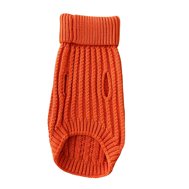 Blended Knit Jumper - Pumpkin (NEW)