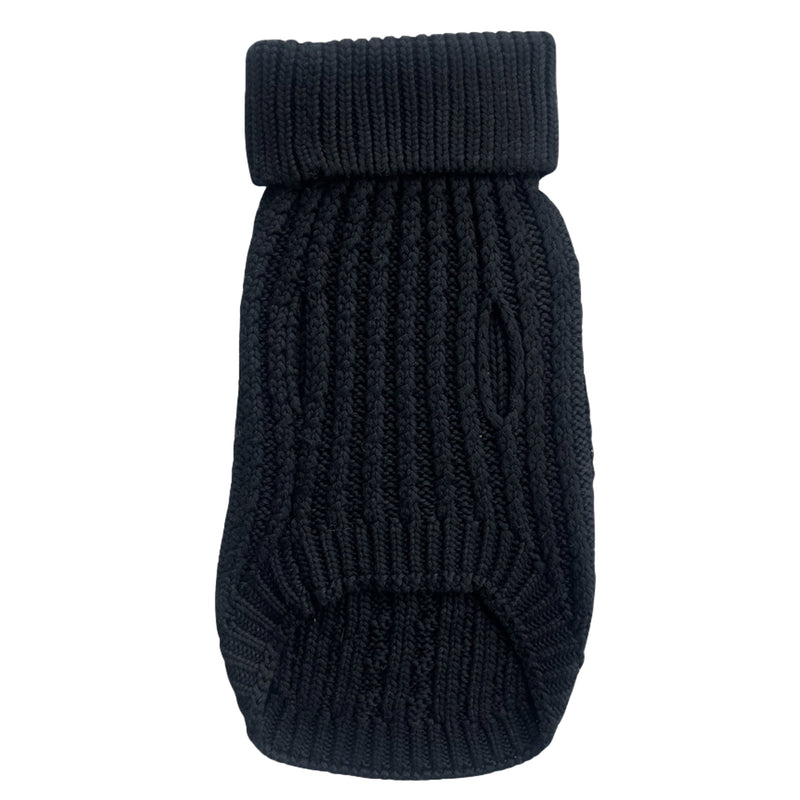 Blended Knit Jumper - Black