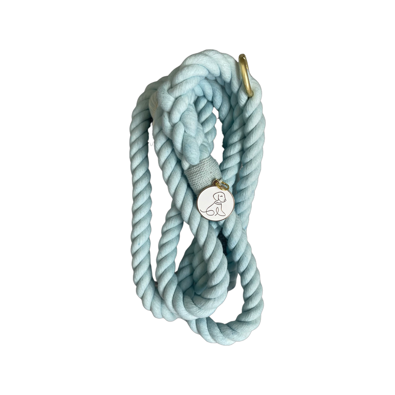 Organic Cotton Leash - Bondi Blue